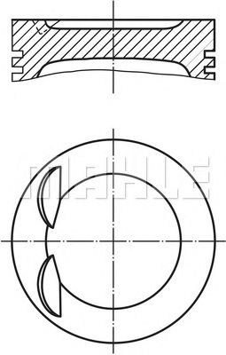 MAHLE 028pi00119001 -  Поршень двигателя