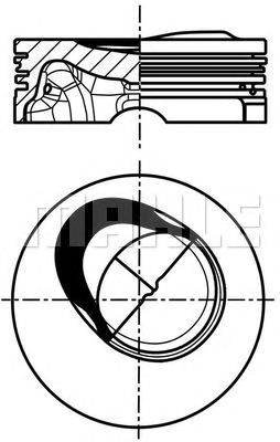 MAHLE 028pi00130000 -  Поршень двигателя