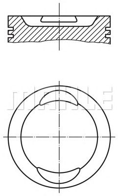 MAHLE 0297302 -  Поршень