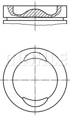 MAHLE 0299801 -  Поршень