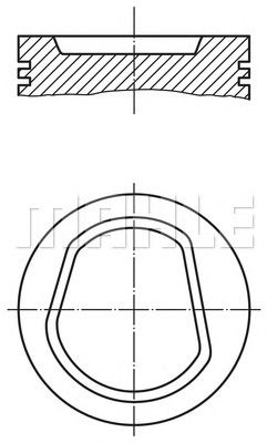 MAHLE 0304202 -  Поршень