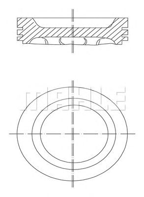 MAHLE 0318800 -  Поршень