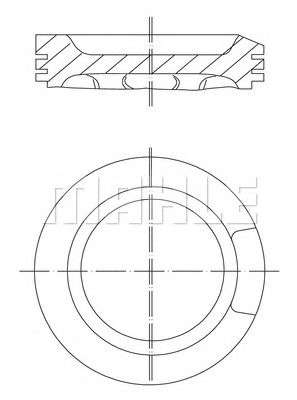 MAHLE 0330402 -  Поршень