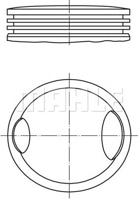 MAHLE 0332202 -  Поршень