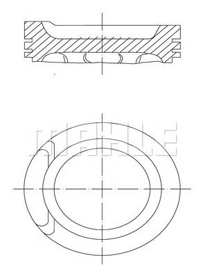 MAHLE 0340100 -  Поршень