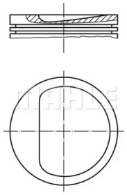 MAHLE 037pi00107000 -  Поршень