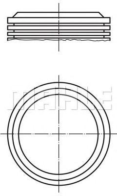 MAHLE 0395900 -  Поршень
