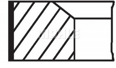 MAHLE 08162n1 -  Комплект поршневых колец