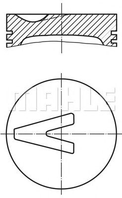 MAHLE 0826202 -  Поршень