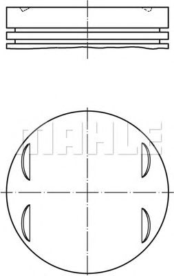 MAHLE 0831301 -  Поршень