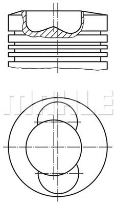 MAHLE 0993602 -  Поршень