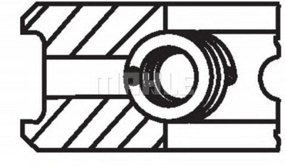 MAHLE 10188n0 -  Комплект поршневых колец