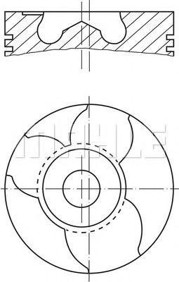 MAHLE 1511000 -  Поршень