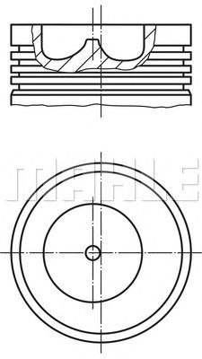 MAHLE 1516101 -  Поршень
