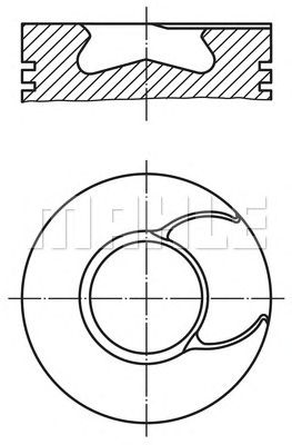 MAHLE 2136700 -  Поршень