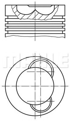 MAHLE 2273720 -  Поршень