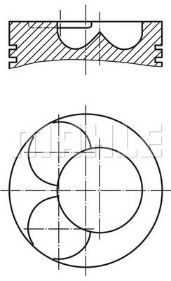 MAHLE 2274400 -  Поршень
