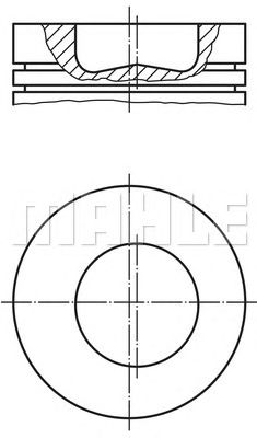 MAHLE 2274801 -  Поршень