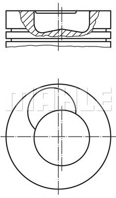MAHLE 227pi00101020 -  Поршень