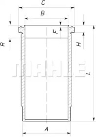 MAHLE 227wn3700 -  Гильза цилиндра