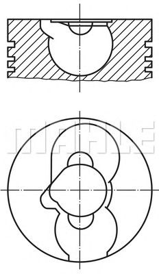 MAHLE 2288220 -  Поршень