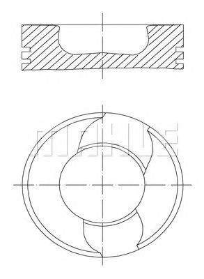 MAHLE 2289810 -  Поршень