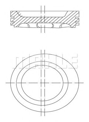 MAHLE 2290900 -  Поршень