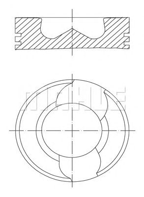 MAHLE 2291100 -  Поршень
