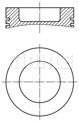 MAHLE 2291600 -  Поршень