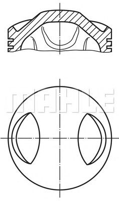 MAHLE 5032800 -  Поршень