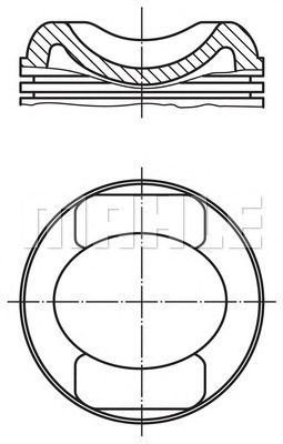 MAHLE 5039900 -  Поршень