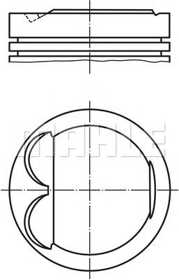 MAHLE 6077700 -  Поршень