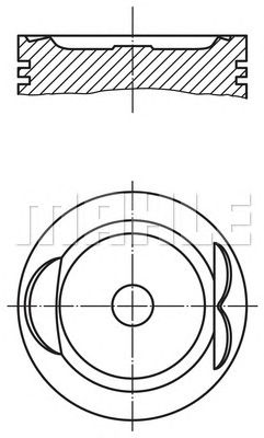 MAHLE 6273300 -  Поршень