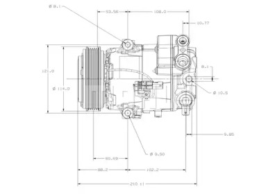 MAHLE acp56 -  Компрессор, кондиционер