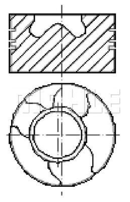 MAHLE e13510 - Поршень