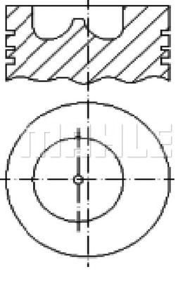 MAHLE e13602 -  Поршень