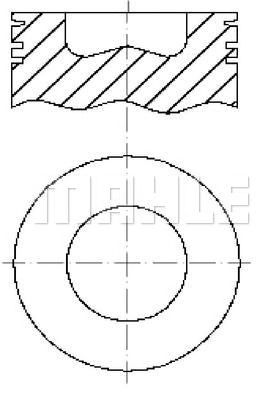 MAHLE e13700 - Поршень
