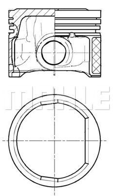 MAHLE e18680 - Поршень