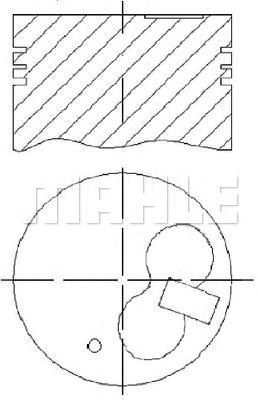 MAHLE e195200050 -  Поршень