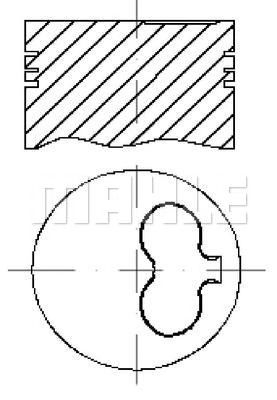 MAHLE e211500050 -  Поршень