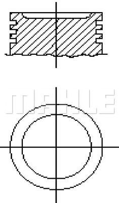 MAHLE e23200150 - Поршень