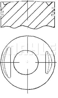 MAHLE e25160 -  Поршень