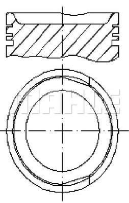 MAHLE e25210060 -  Поршень