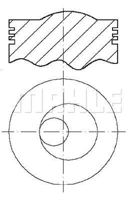 MAHLE e59110 - Поршень