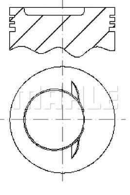 MAHLE e59320 - Поршень