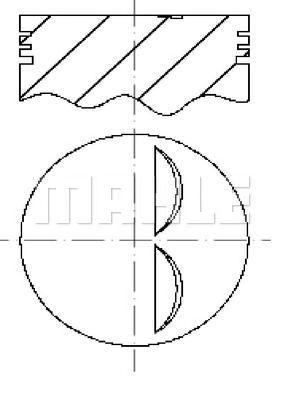 MAHLE e59490050 - Поршень