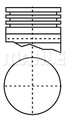 MAHLE e70230 -  Поршень