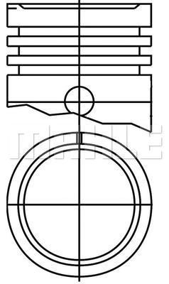 MAHLE e70410050 -  Поршень