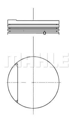 MAHLE e70770025 -  Поршень