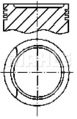 MAHLE e70860050 - Поршень